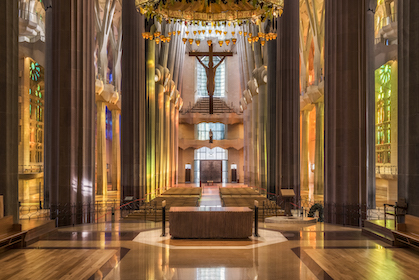 Mass of priestly ordinations at the Sagrada Família