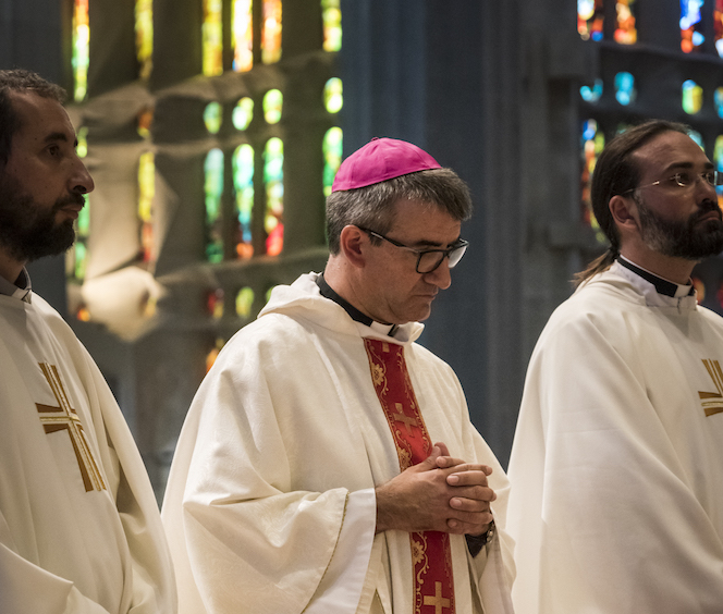 The Sagrada Família joined prayers for the passing of Mons. Antoni Vadell i Ferrer, Auxiliary Bishop of Barcelona