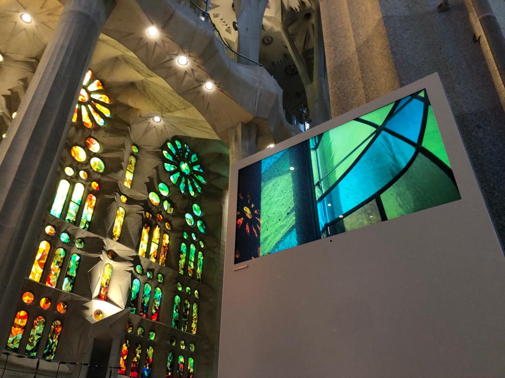 Samsung colabora con la Sagrada Familia en la difusión de contenidos audiovisuales
