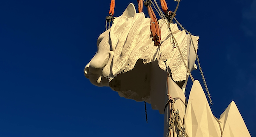Culminadas las torres de los Evangelistas Lucas y Marcos