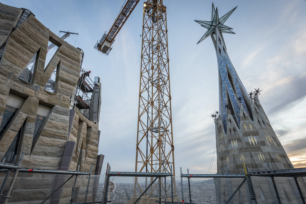 La torre de Jesucristo alcanzará los 125,87 metros de altura en junio