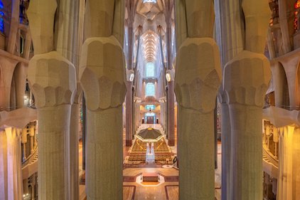 Missa a la Basílica en commemoració del 25è aniversari de la UIC a Barcelona