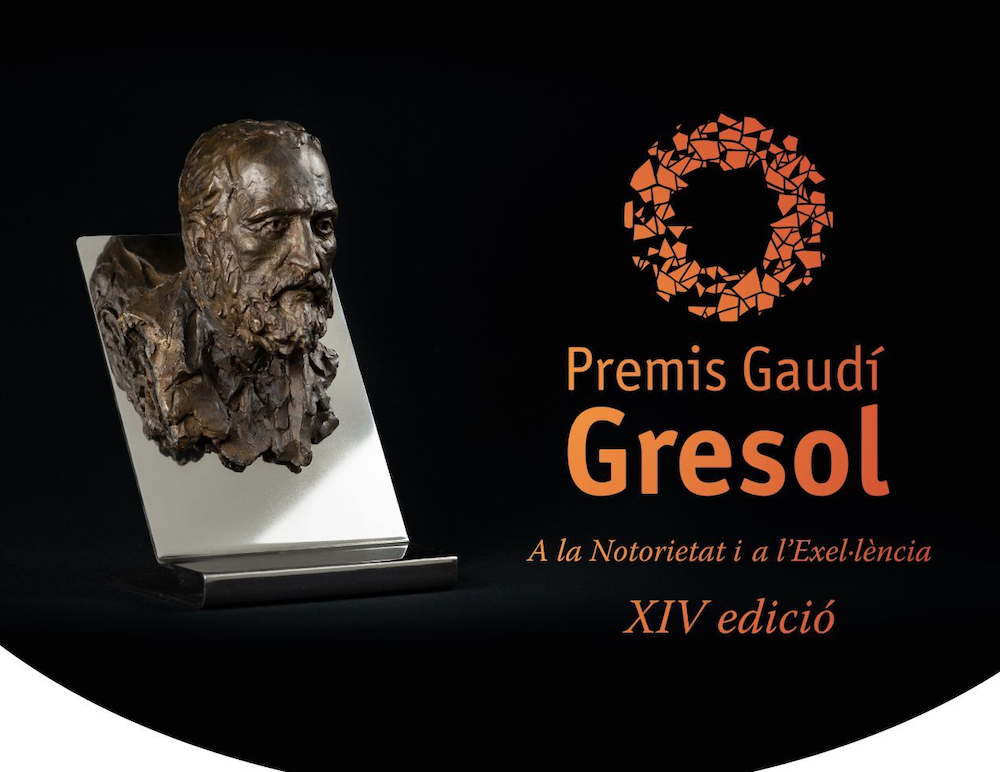 El Sr. Esteve Camps, President delegat de la Junta Constructora, rep el Premi Gaudí Gresol en la categoria d’arquitectura