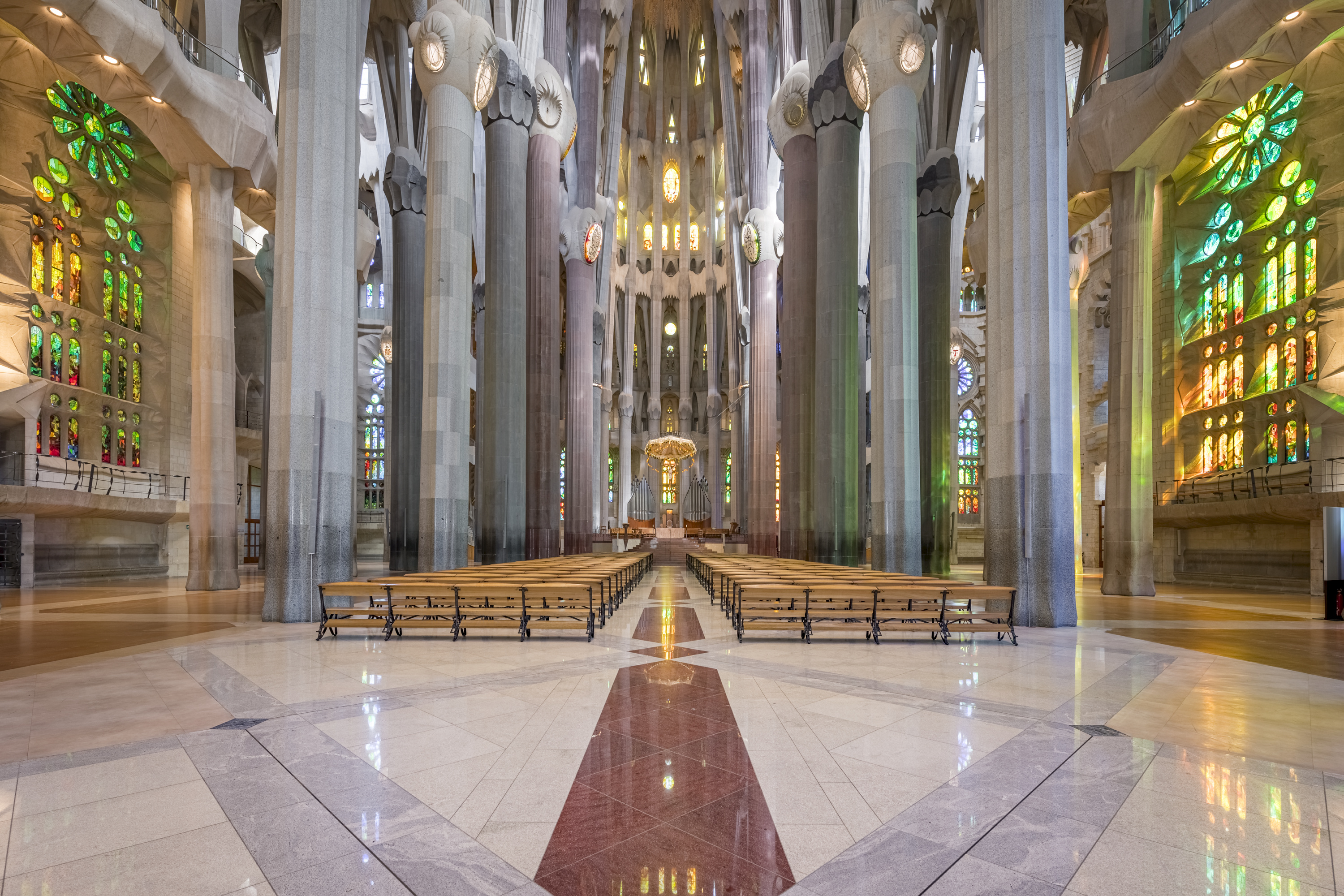 International masses resume inside the Temple