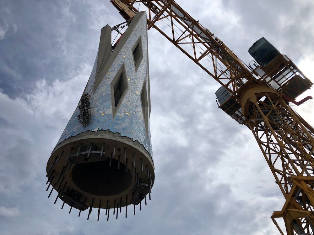 Es col·loca l'última peça abans de l’estel