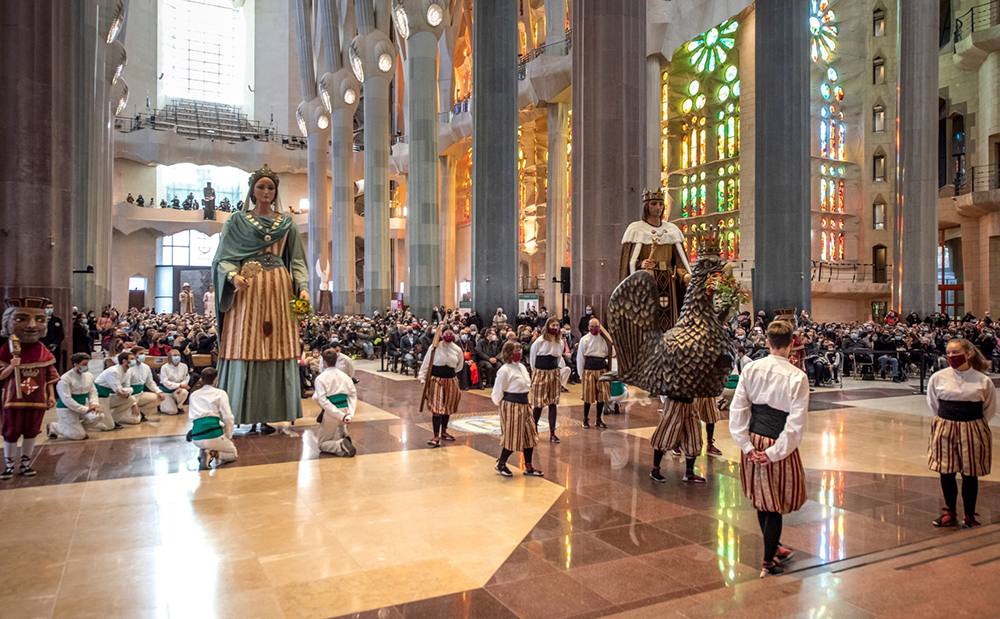 La Sagrada Familia ha celebrado el primer ceremonial de cultura popular