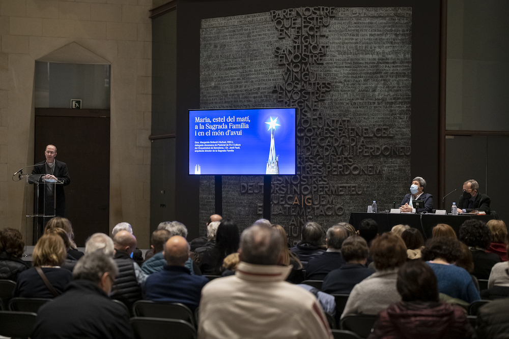 Sagrada Família hosts conference “Maria, estel del matí, a la Sagrada Família i en el món d’avui”
