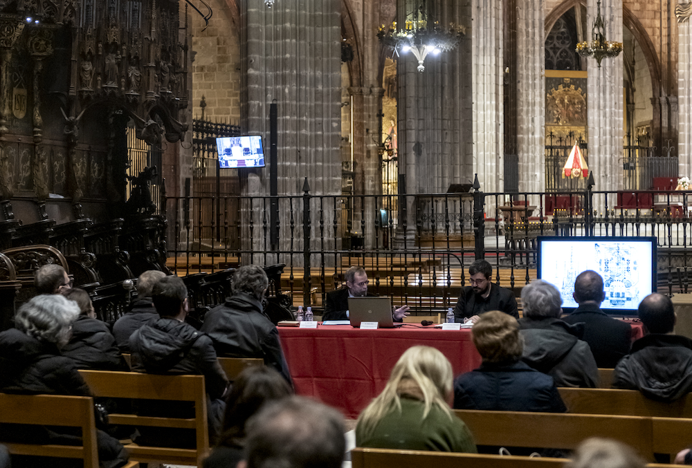 El cor de la Catedral va acollir el «Diàleg entre dues torres: crònica de construccions en paral·lel amb cent anys de diferència»