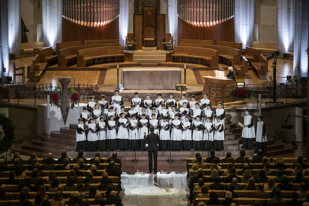 La Sagrada Familia ha celebrado el Concierto de Navidad con la Escolanía de Montserrat