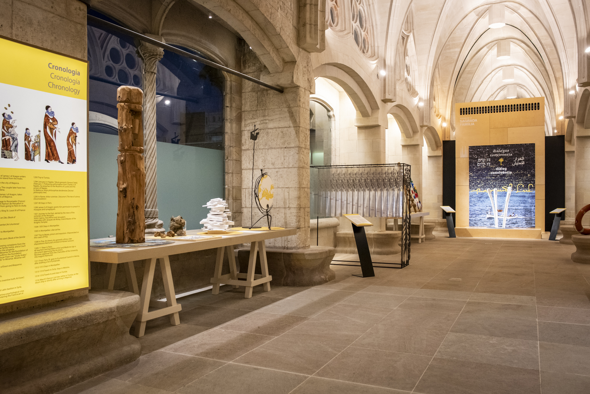 La exposición «Ramon Llull, 700 Años de Misión» llega a la Sagrada Familia