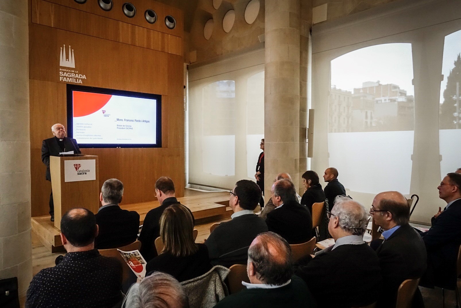 The Sagrada Família hosted the launch of the Catalonia Sacra agenda