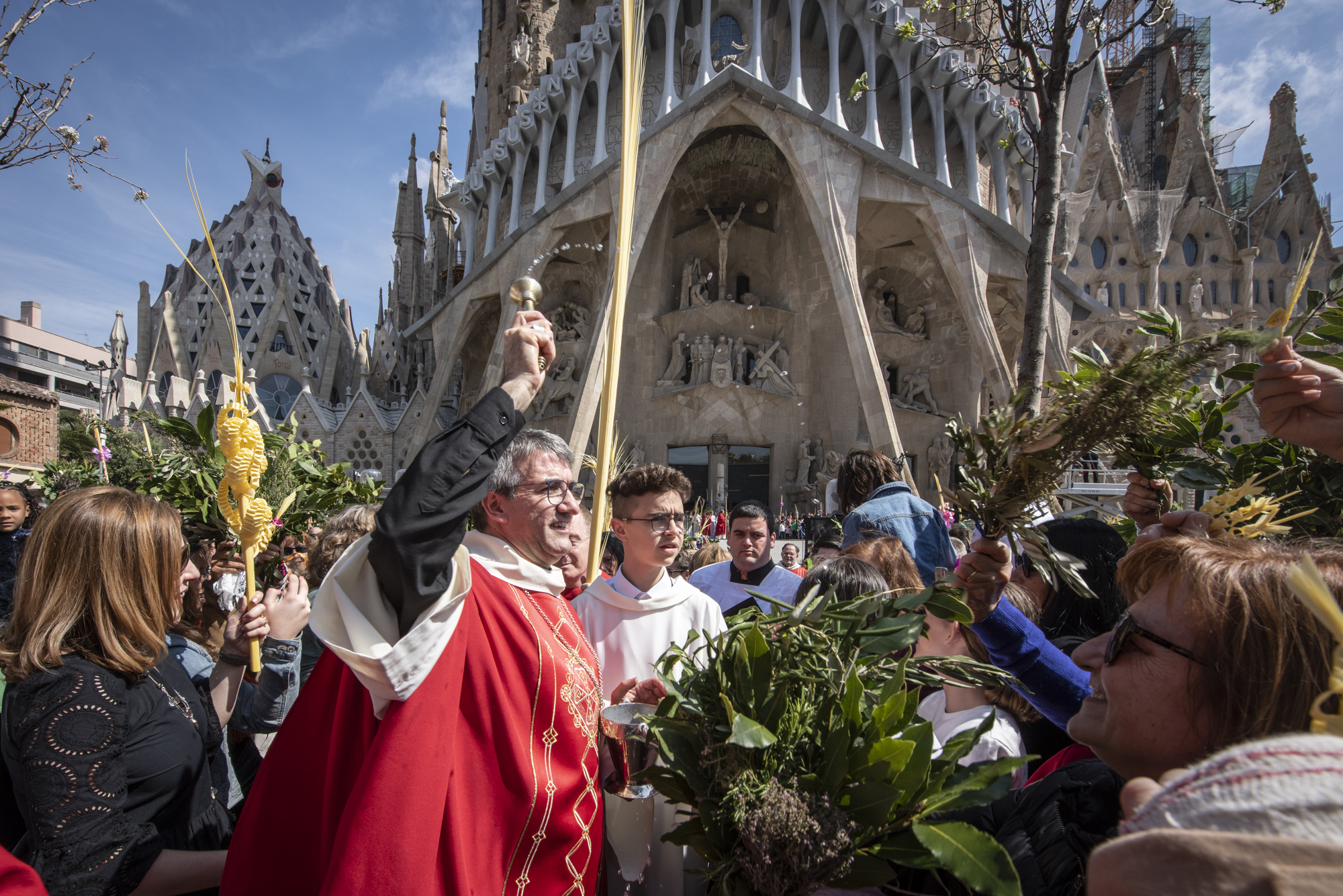 La Basílica acogió la misa de Ramos