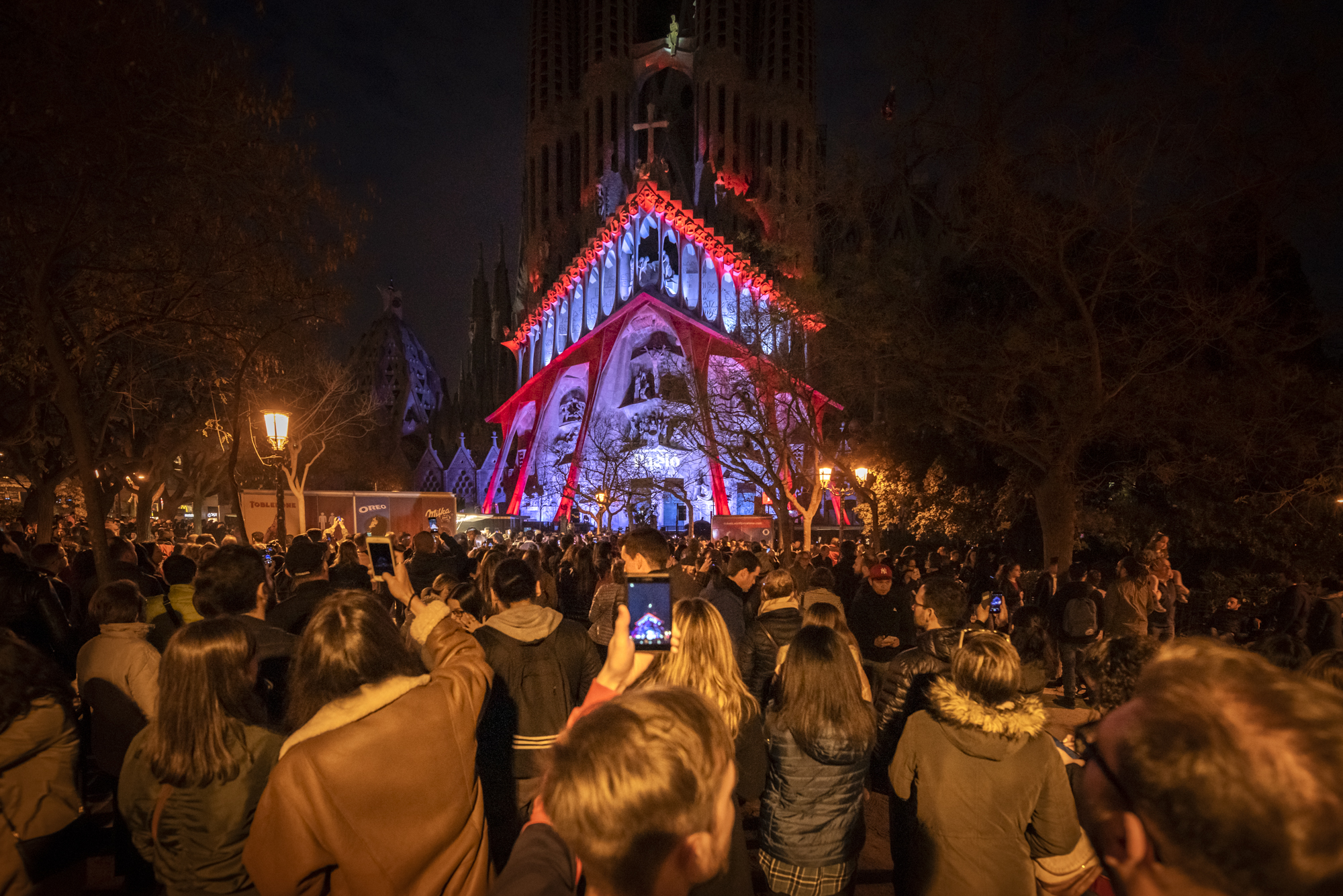 La Sagrada Família va viure la passió de la Setmana Santa