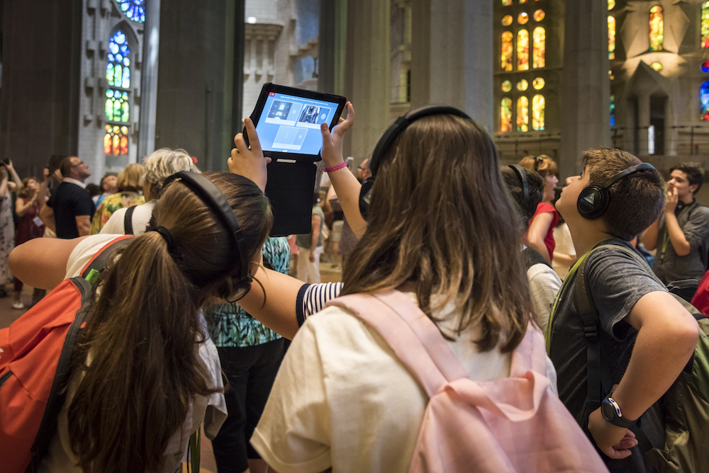 Increase in school visits to the Sagrada Família