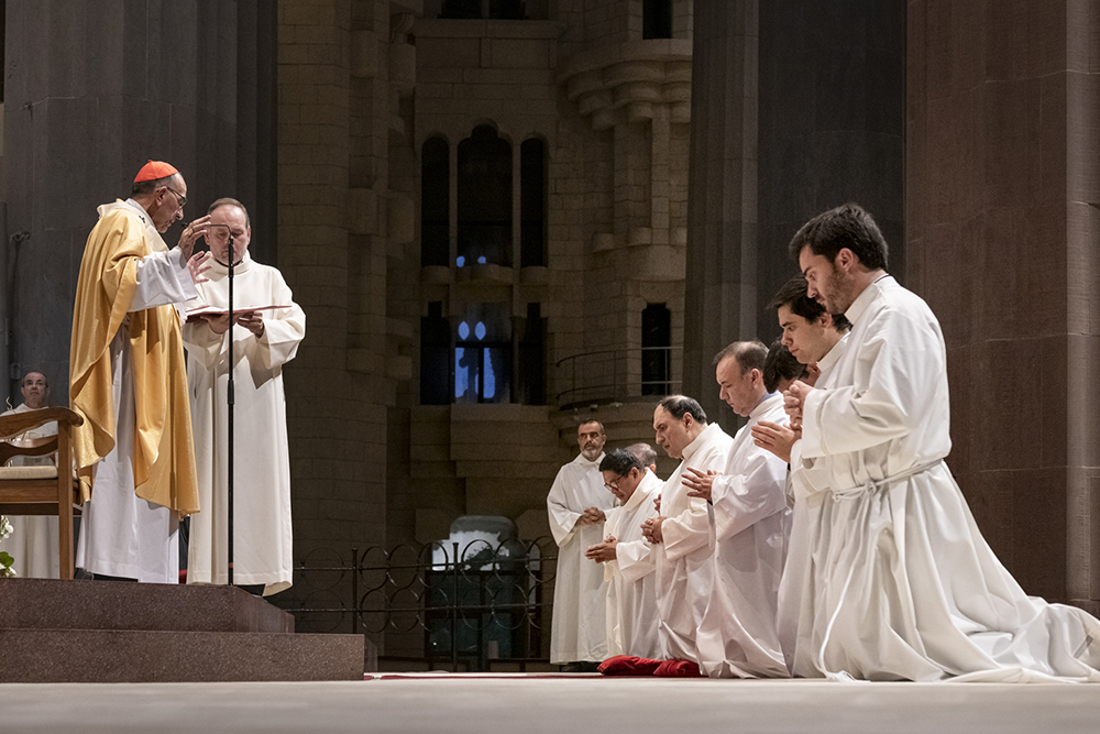 Basilica hosts mass ordaining eight deacons