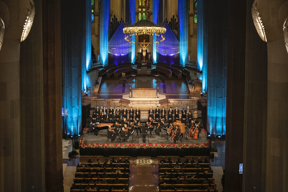 Sagrada Família hosts a concert to celebrate Christmas