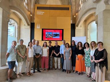 Directors de les escoles jesuïtes visiten la Sagrada Família