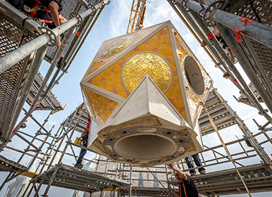 Tower of Matthew prepares to be completed