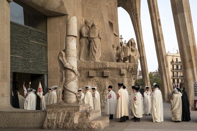 Missa a la Basílica de la Sagrada Família de l’Orde Eqüestre del Sant Sepulcre de Jerusalem