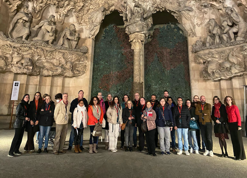 Religion teachers visit Sagrada Família