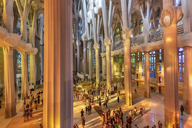 Sagrada Família celebrates Santa Eulàlia festivities