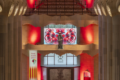 La Sagrada Familia celebra el Día de Sant Jordi