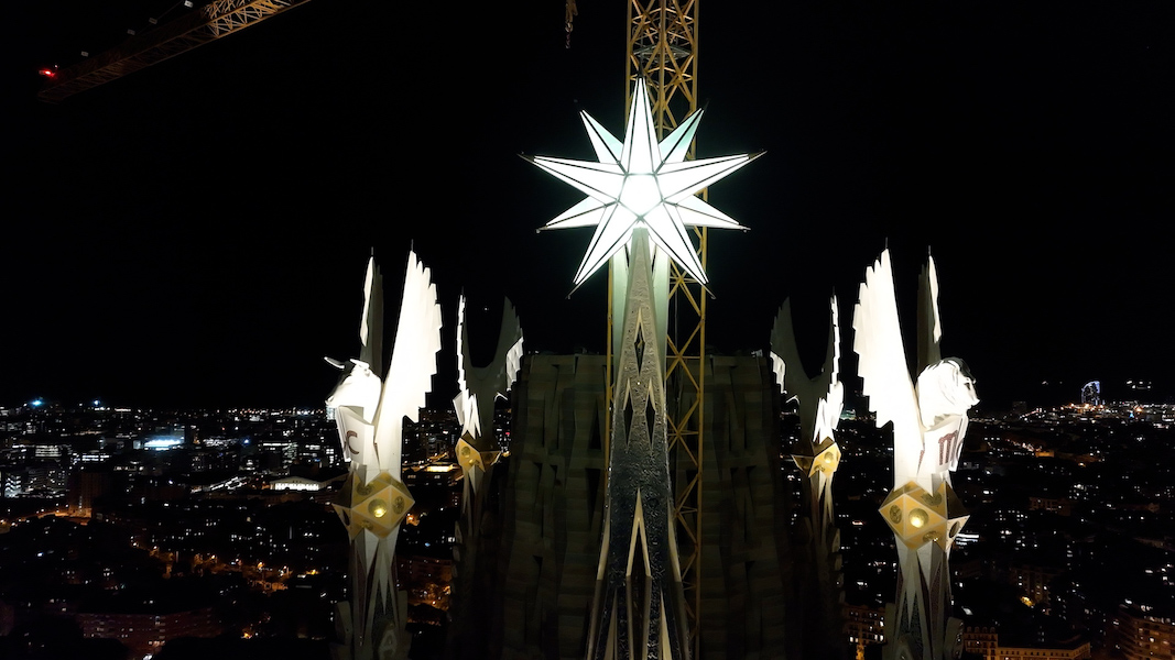 Towers of the Evangelists lit up every day