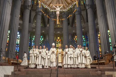 La Sagrada Família va celebrar una missa d’ordenació diaconal