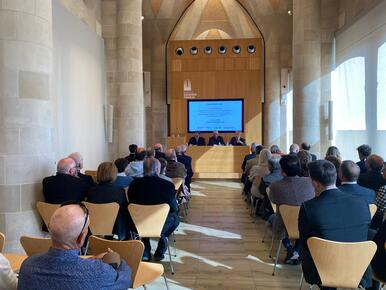 Presentación del libro ‘Compendi del Cànon Bíblic’ en la Sagrada Familia