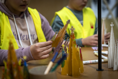 La Sagrada Família porta les seves torres al Festival de la Infància amb un taller creatiu per a nens i nenes