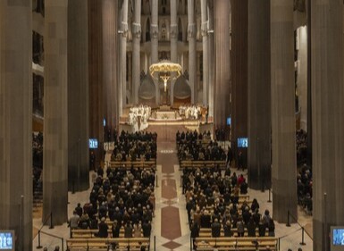 Mans Unides celebra els 65 anys amb una eucaristia a la Sagrada Família