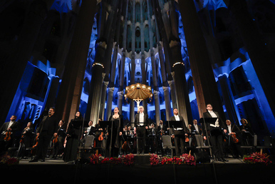 La Sagrada Familia acogió el concierto del 'Requiem' de Mozart en colaboración con el Liceu