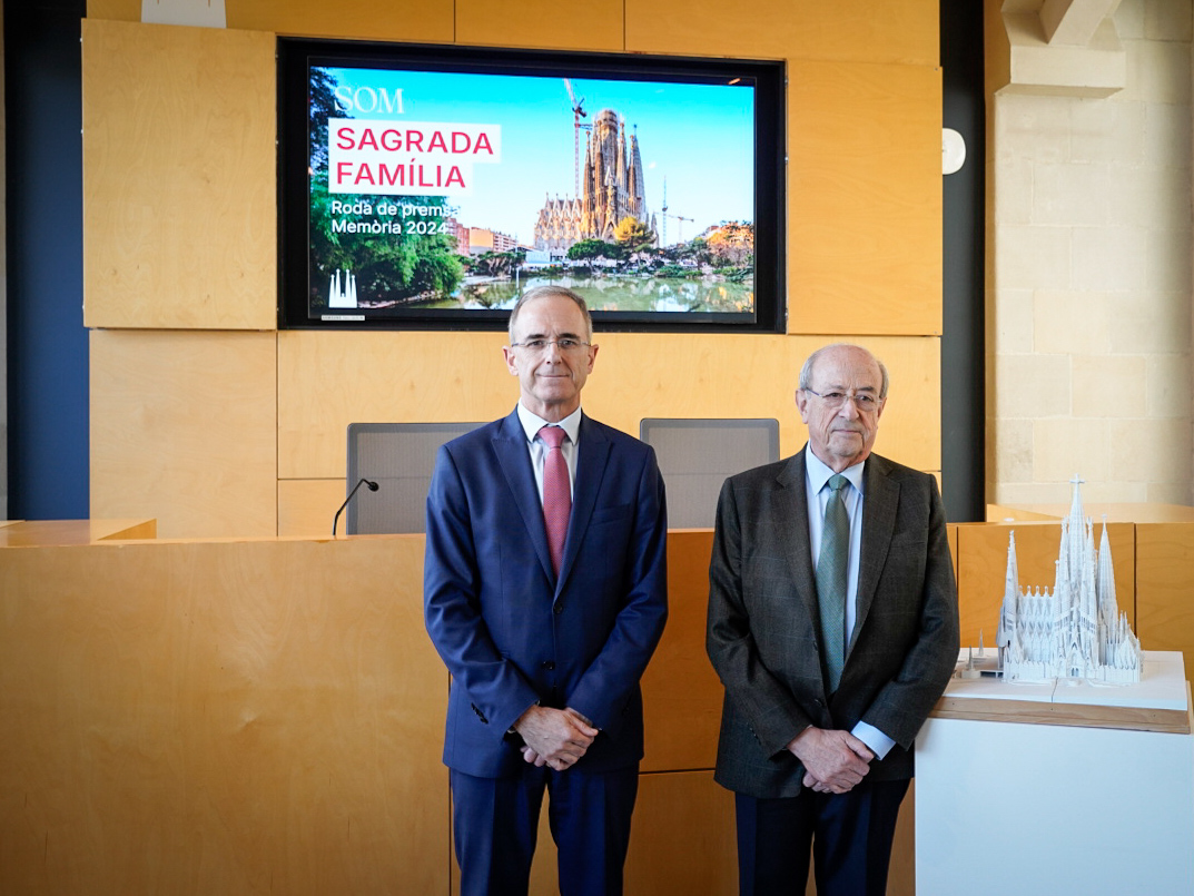 La Sagrada Familia iniciará los actos de conmemoración del centenario de la muerte de Gaudí en octubre del 2025