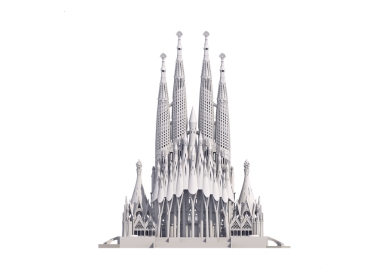 S’està treballant en la verticalitat de la façana de la Glòria