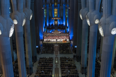 Concierto de Semana Santa de la Sagrada Familia con el Orfeón Pamplonés