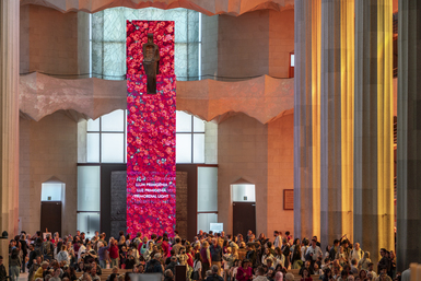 Sant Jordi celebrations at the Sagrada Família