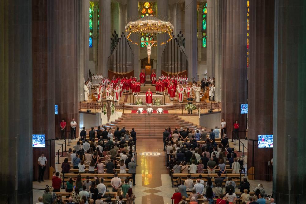La Sagrada Familia celebró una misa de ordenación diaconal