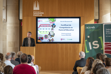 Acte de lliurament dels Certificats de Competència en Pastoral Educativa