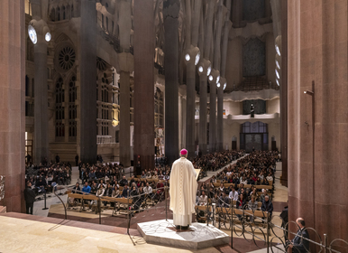 La Sagrada Familia acoge la misa de celebración de los 10 años de Effetá