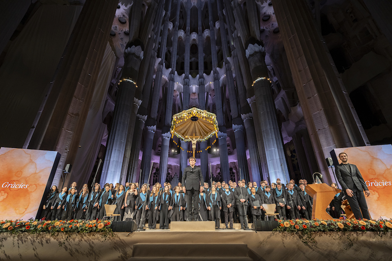 Concierto de Cuaresma con el Orfeó Català para conmemorar el 144.º aniversario de la primera piedra de la Sagrada Familia