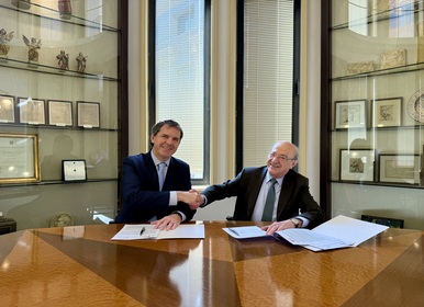 The Sagrada Família signs a collaboration agreement with the Orfeó Català-Palau de la Música Catalana Foundation
