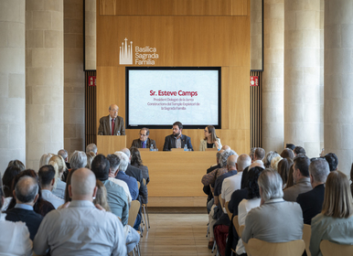 The Sagrada Família hosts the presentation of the XII Congrés de Confraries de Setmana Santa de Catalunya