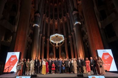 La Sagrada Familia acoge la ceremonia de entrega de premios del Congreso Mundial de Arquitectura 2026