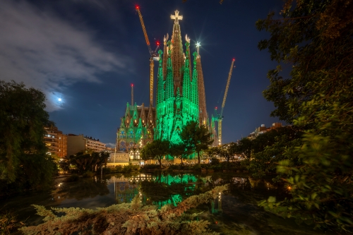 Sagrada Família lights up to raise awareness of mitochondrial diseases
