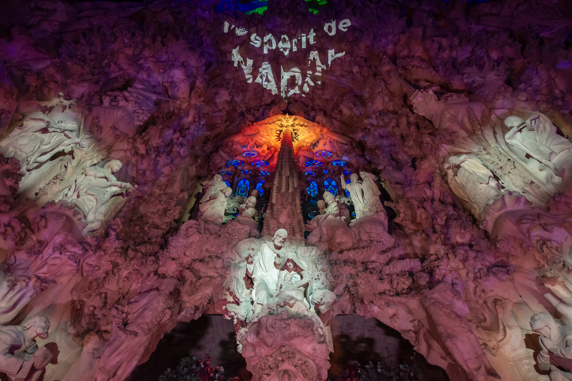 18,000 people experienced the spirit of Christmas at the Sagrada Família