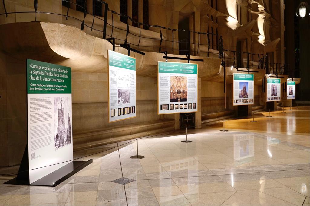 La Sagrada Família va celebrar  la conferència i inauguració de l’exposició «Coratge creatiu»