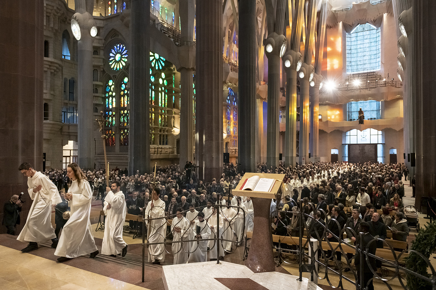 La Basílica va acollir la missa de la Festa Litúrgica de la Sagrada Família